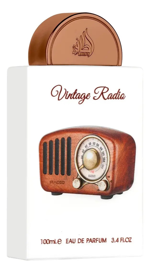 Frasco do perfume Vintage Radio Lattafa